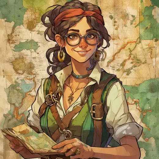 Ritratto di Fiorenza, la cartografa